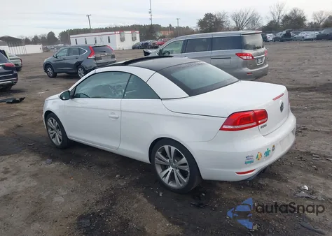 2013 Volkswagen Eos Lux из США, поврежденный, VIN WVWFW8AH1DV006376